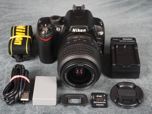 Nikon d60 2mp - dslr, camera